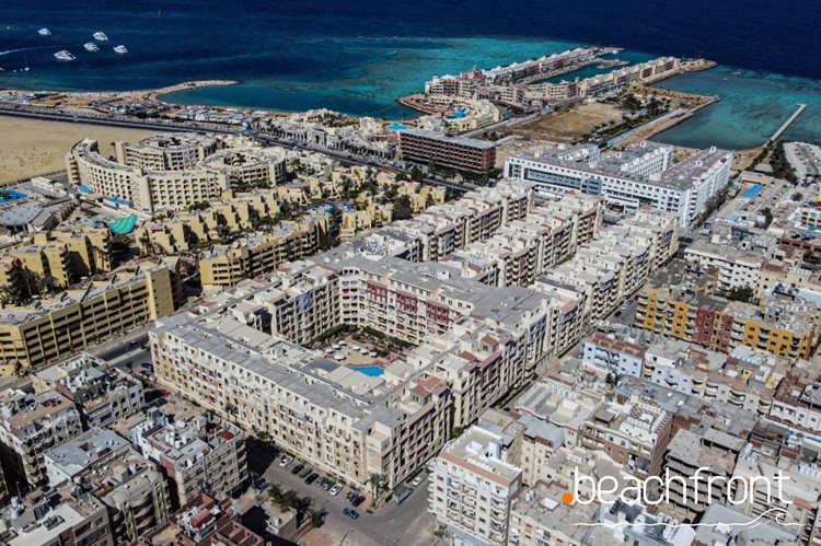 شقة 1 غرفة نوم مع إطلالة على المسبح للبيع في الغردقة – مستوى المسبح