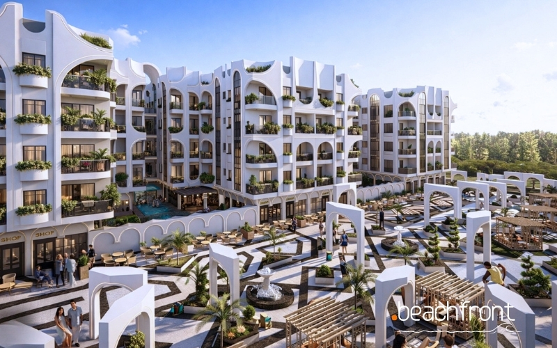 Airport Resort Hurghada | Moderne 2-Schlafzimmer-Wohnung mit Poolblick | 83,00 m²