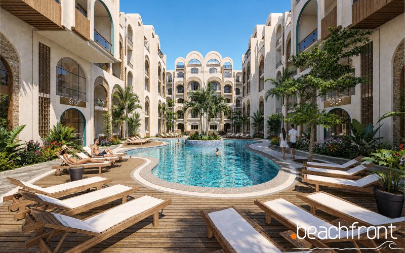 AMARINA SOUL Magawish | Студия на первом этаже с видом на бассейн | 54 sqm