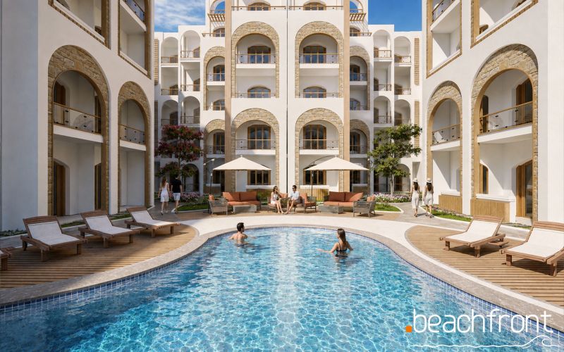 AMARINA SOUL Magawish | Просторные апартаменты с 2 спальнями и видом на бассейн | 92 sqm