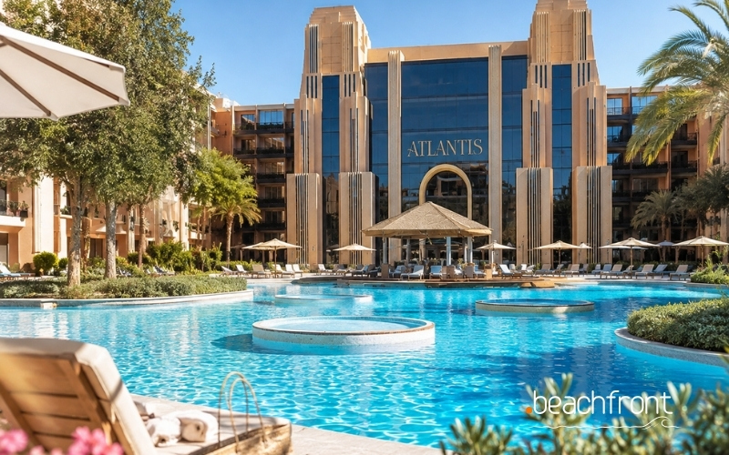 ATLANTIS RESORT HURGHADA | Просторные апартаменты с 1 спальней и видом на бассейн | 104,00 м²