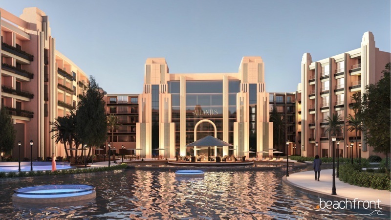 Atlantis Resort Hurghada | Апартаменты с 3 спальнями и видом на бассейн | 164 м²