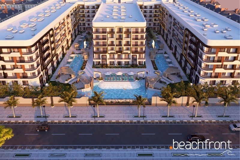 BLUE CREST HURGHADA | Moderne 1-Schlafzimmer-Wohnung mit Bergblick | 60,00 m²