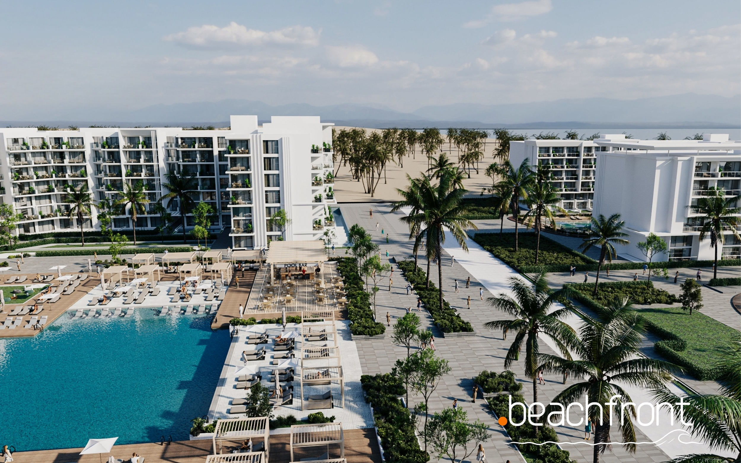 RIVA Hurghada | Двухуровневые апартаменты с 2 спальнями и видом на бассейн | 123.30 sqm